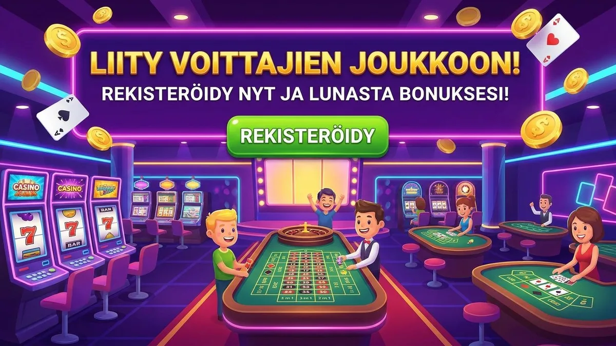 Rekisteröidy bonuksen kanssa